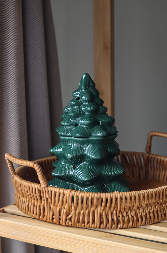 Aromlampa vaska kausēšanai ''Zaļā Eglīte''